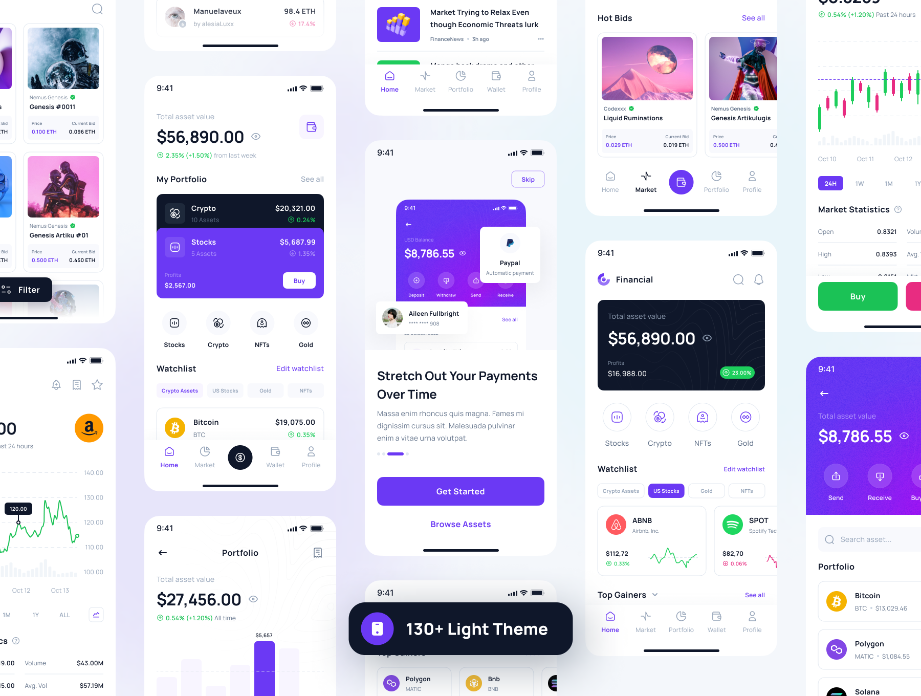 Finline - Investments & Finance App UI Kit