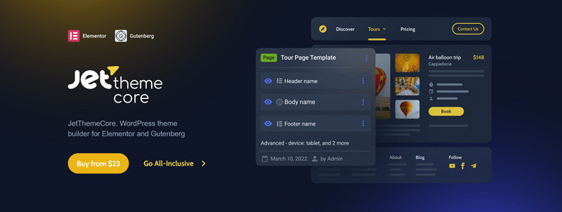 دانلود افزونه وردپرس JetThemeCore