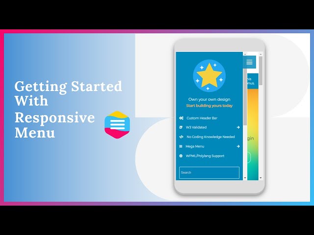 دانلود افزونه ساخت منو حرفه ای موبایل وردپرس Responsive Menu Pro
