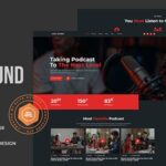 دانلود قالب سایت پادکست Goodsound