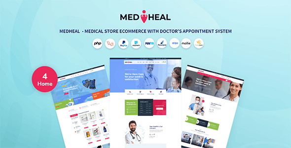 دانلود اسکریپت فروشگاه پزشکی Medheal