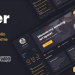 دانلود قالب نمونه کار شخصی وردپرس Arter