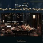 دانلود قالب HTML5 رستوران Elegencia