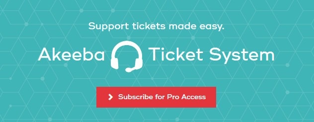 دانلود افزونه تیکت جوملا Akeeba Ticket System Pro