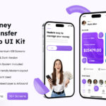 دانلود رابط کاربری Money Transfer App UI Kit