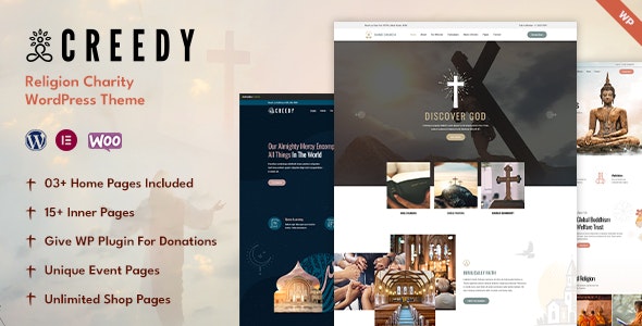 دانلود قالب مذهبی وردپرس Creedy