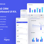 دانلود رابط کاربری CRMHUB - SaaS Dashboard UI Kit
