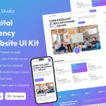 دانلود رابط کاربری Digital Agency Web UI Kit