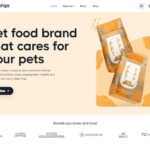 دانلود رابط کاربری وب سایت شرکتی Koilo دانلود رابط کاربری Petqo - Pet Food Website