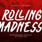 دانلود فونت Rolling Madness Font