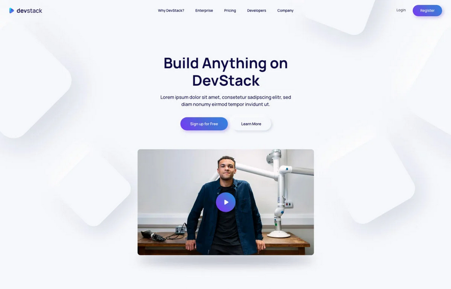 دانلود قالب شرکتی جوملا DevStack