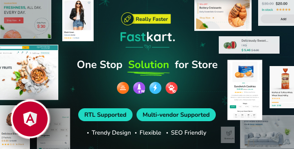 دانلود اسکریپت فروشگاهی چند منظوره Fastkart