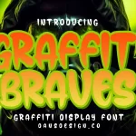دانلود فونت GRAFFITI BRAVES MODERN DISPLAY
