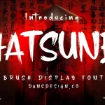 دانلود فونت GRAFFITI BRAVES MODERN DISPLAY دانلود فونت Hatsune Brush Display Font