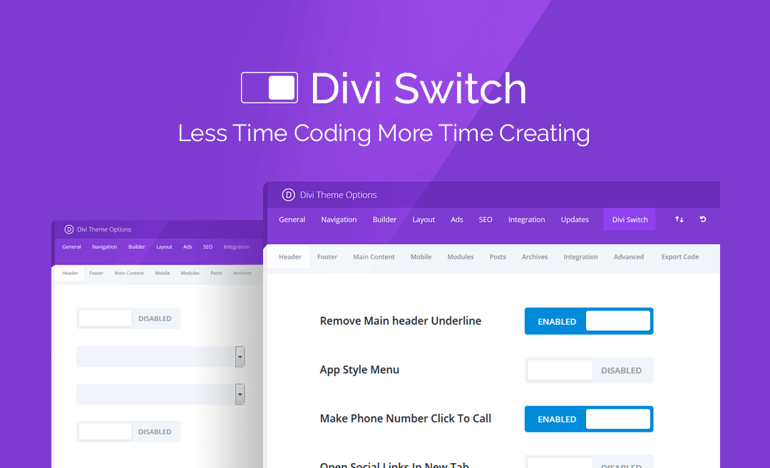 دانلود افزونه وردپرس Divi Switch Pro