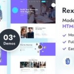 دانلود قالب HTML کسب و کار و شرکتی Rexbiz