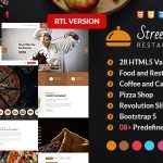 دانلود قالب سایت رستوران و فست فود Street