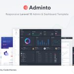 دانلود قالب سایت مدیریت و داشبورد لاراول Adminto