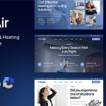 دانلود قالب سایت خدماتی CoolAir