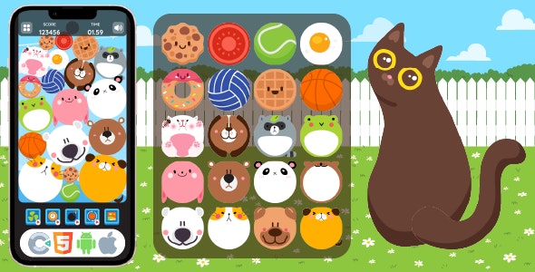 دانلود سورس بازی Animal Merge