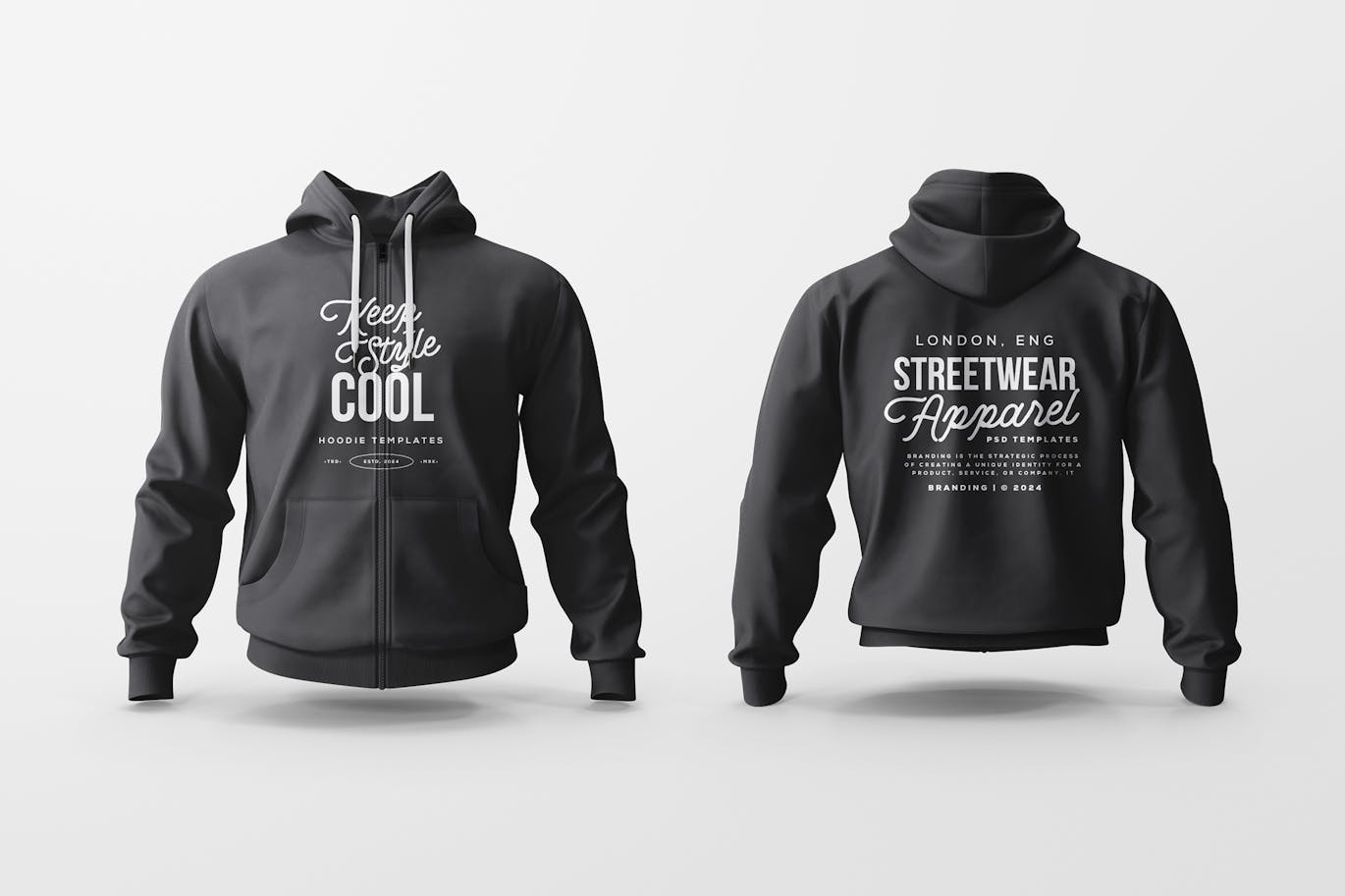 دانلود موکاپ لایه باز Apparel Hoodie Mockup