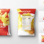 دانلود موکاپ لایه باز Chips Bag Mockup