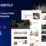 دانلود قالب سایت خدماتی CoolAir دانلود قالب ری اکت رزرواسیون هتل Hostily