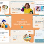 Modern and Fancy To do list App UI Kit دانلود قالب HTML5 سایت مدرسه و مهد کودک Kidsa