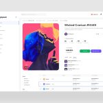دانلود رابط کاربری NFT Bidding Dashboard UI Kit