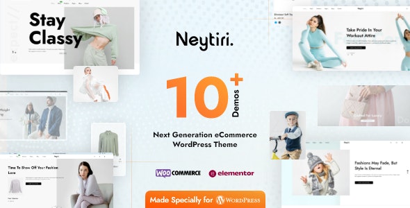 دانلود قالب فروشگاهی مدرن ووکامرس Neytiri