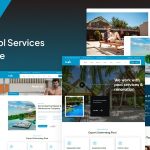 دانلود قالب ری اکت رزرواسیون هتل Hostily دانلود قالب سایت خدمات استخر Pools