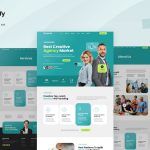 دانلود قالب وردپرس مشاوره مالی Accrual دانلود قالب وردپرس شرکتی Agencify