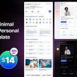 دانلود قالب Tailwind CSS نمونه کار شخصی Bentofolio