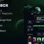 دانلود قالب React NextJS ارز دیجیتال Rockie دانلود قالب NextJS نمونه کار NFT مدرن Binabox