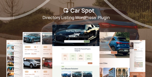 دانلود افزونه دایرکتوری وردپرس CarSpot