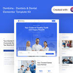 دانلود قالب دندانپزشکی وردپرس Dentisha