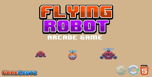دانلود بازی HTML5 تحت وب Flying Robot