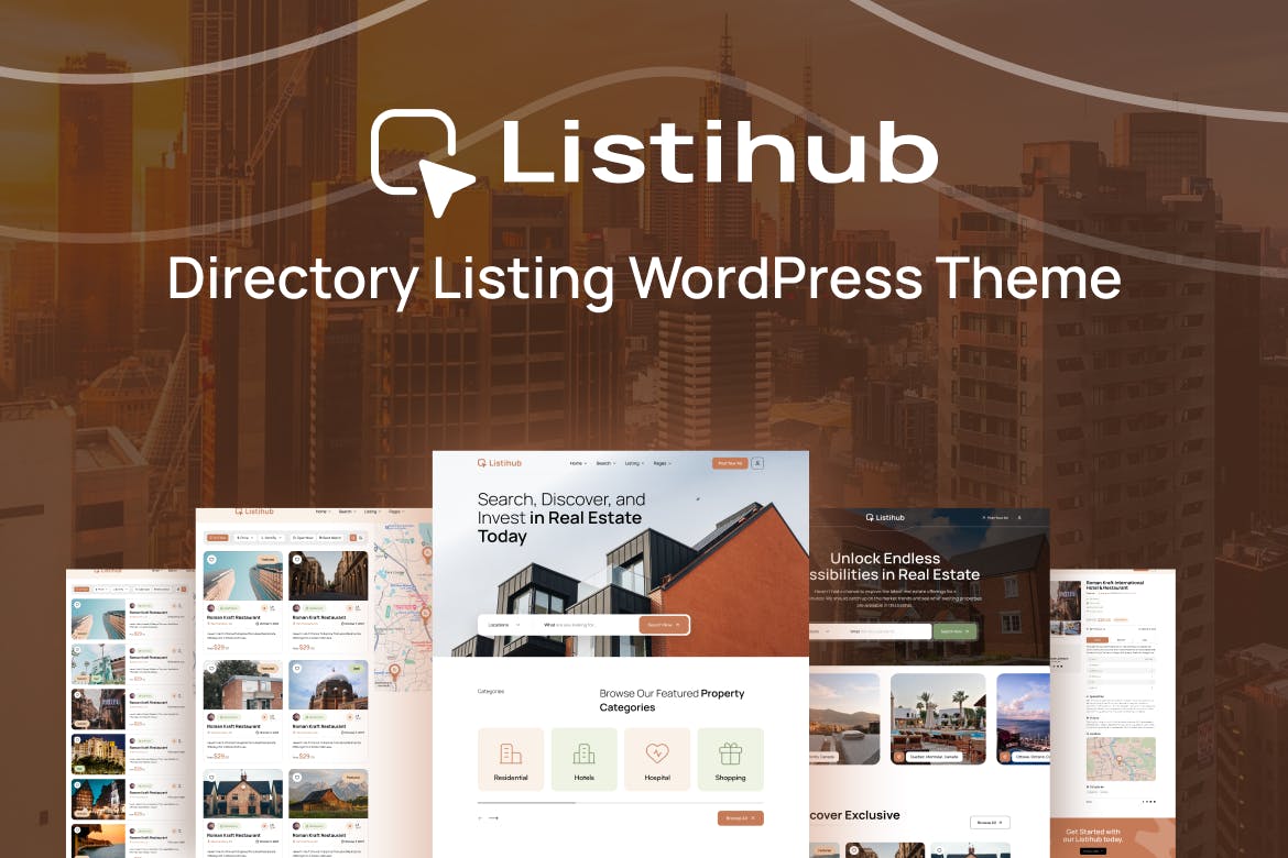دانلود قالب دایرکتوری وردپرس Listihub