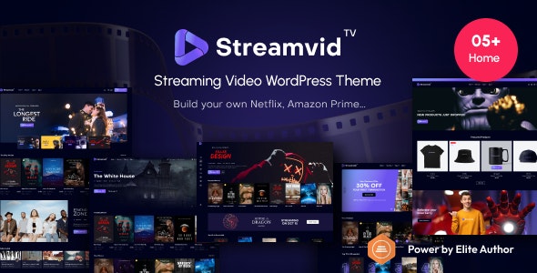 دانلود قالب وردپرس استریم ویدیو StreamVid