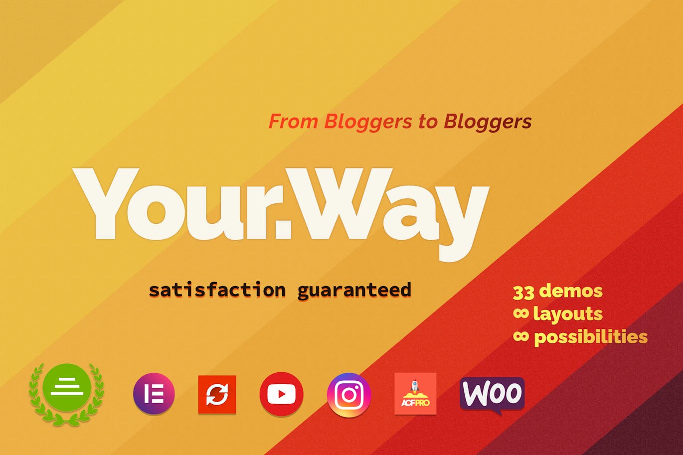 دانلود قالب وردپرس وبلاگ چند منظوره YourWay