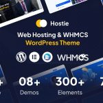 دانلود قالب شرکت هاستینگ WHMCS و وردپرس Hostie