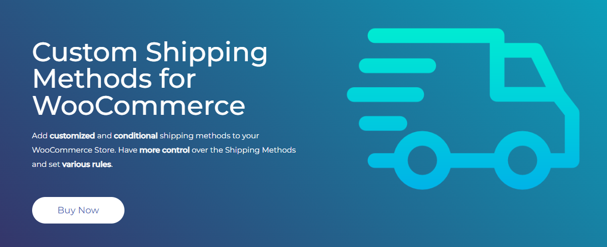 دانلود افزونه ووکامرس Custom Shipping Methods