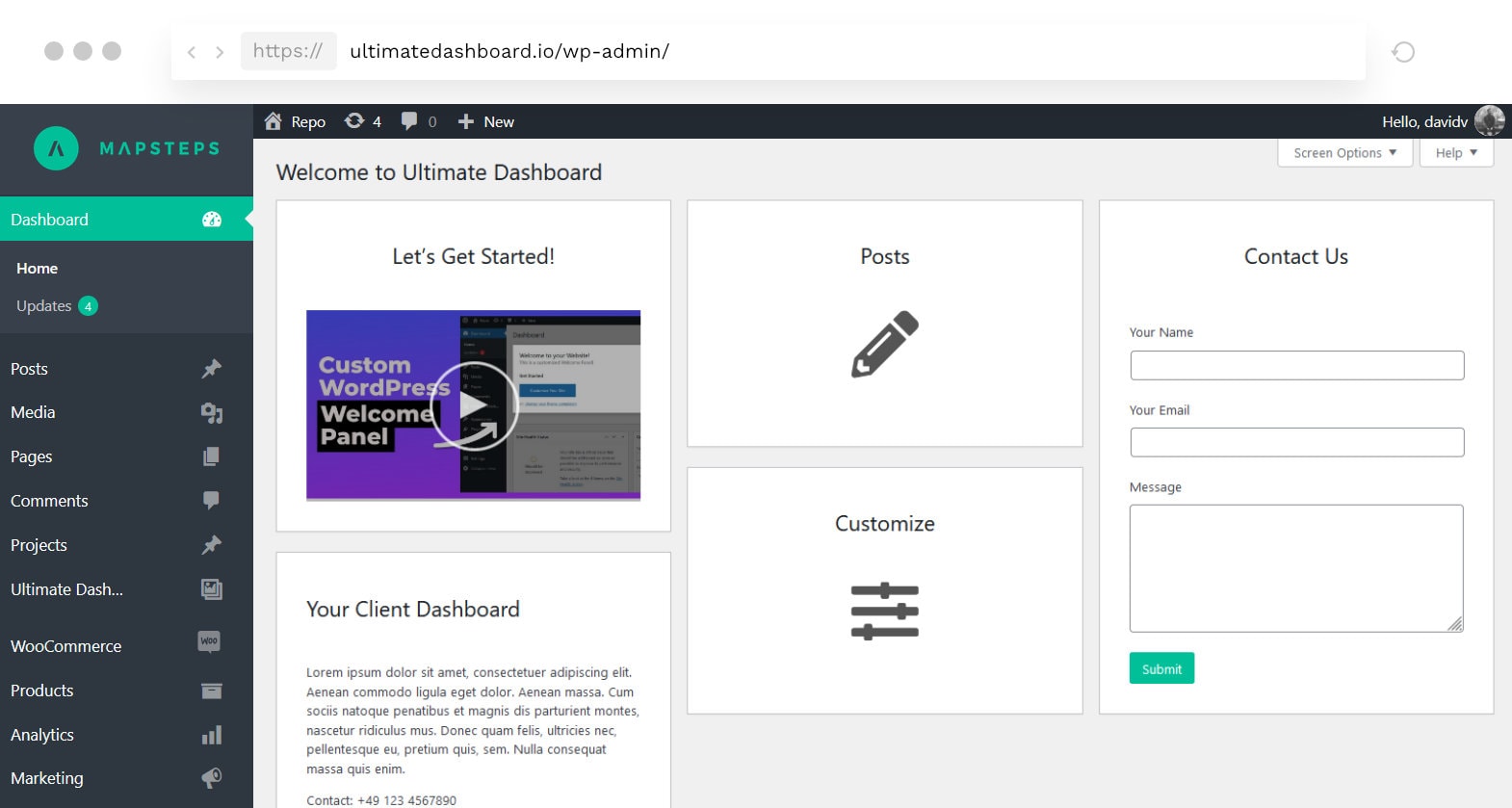 دانلود قالب Tailwind CSS مهد کودک Ascent دانلود افزونه وردپرس Ultimate Dashboard PRO