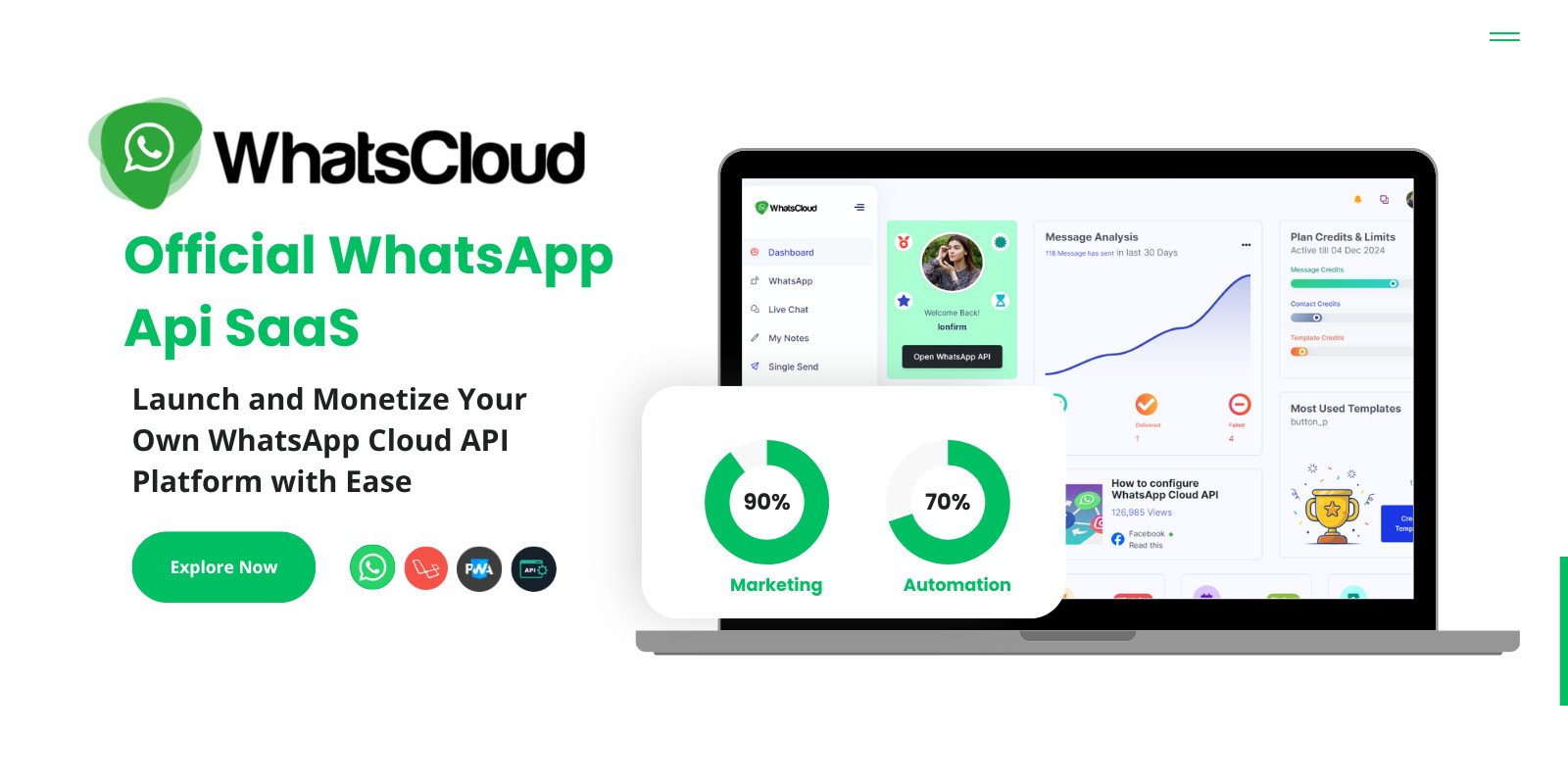 دانلود اسکریپت لاراول بازاریابی واتس اپ WhatsCloud