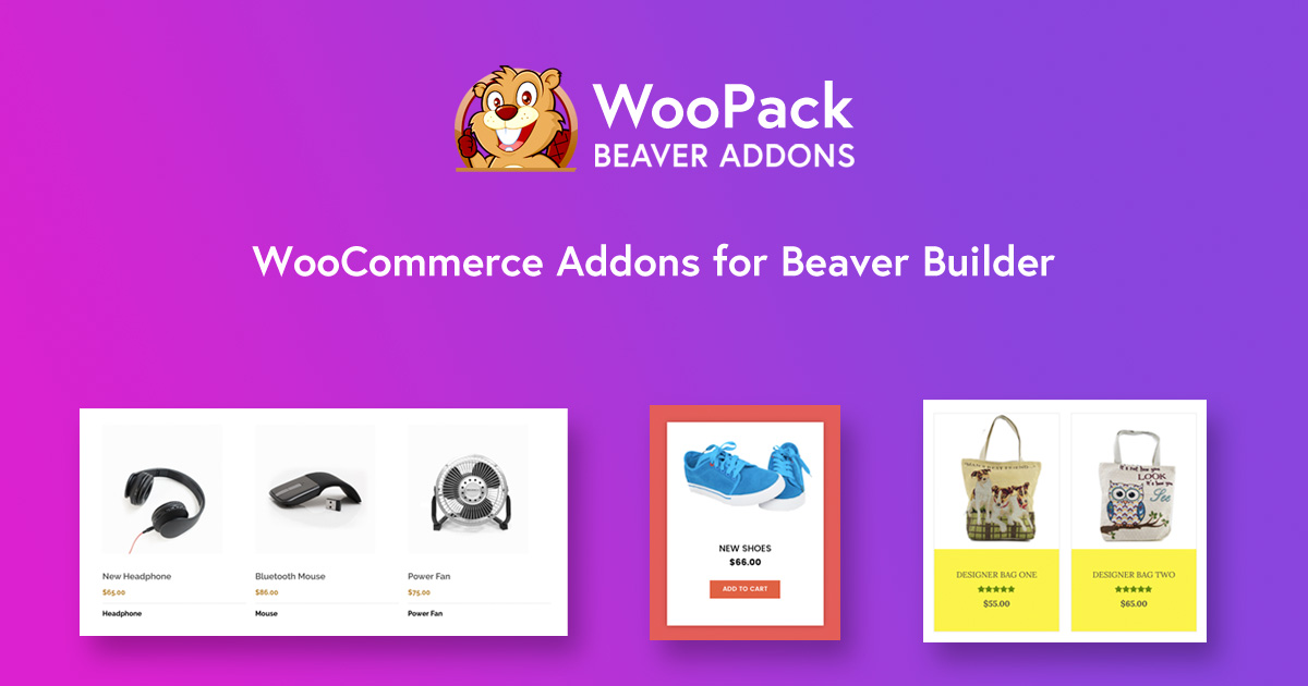 دانلود افزونه وردپرس WooPack - افزودنی صفحه ساز Beaver