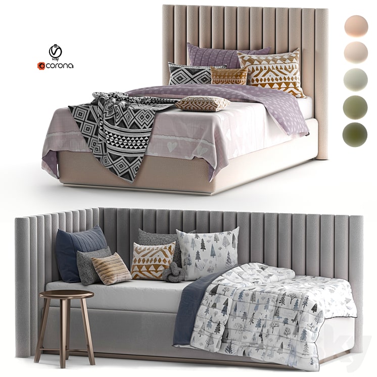 Bed Day Sleep -min دانلود فایل سه بعدی Bed Day Sleep