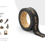 دانلود موکاپ لایه باز Duct Tape Mockup Set