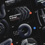 قالب ElevateGo – طراحی اپلیکیشن موبایل مربی تناسب اندام دانلود رابط کاربری Figma Geometric Gradients
