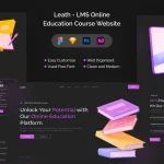 Leath - LMS Online Education Course Website