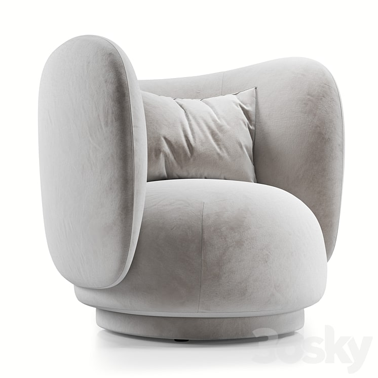 Rico Lounge Chair-min دانلود فایل سه بعدی Rico Lounge Chair